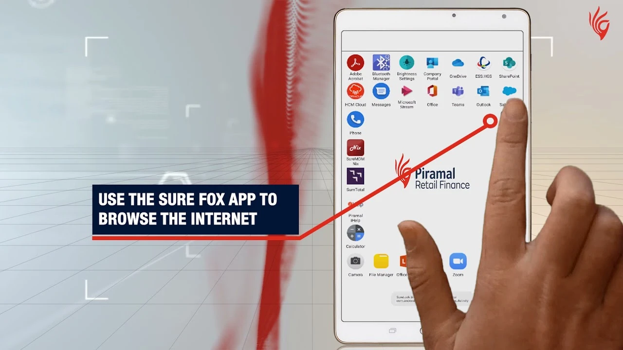 How to use the App on a Digital tablet | TAB Journey : Piramal Housing Finance Limited