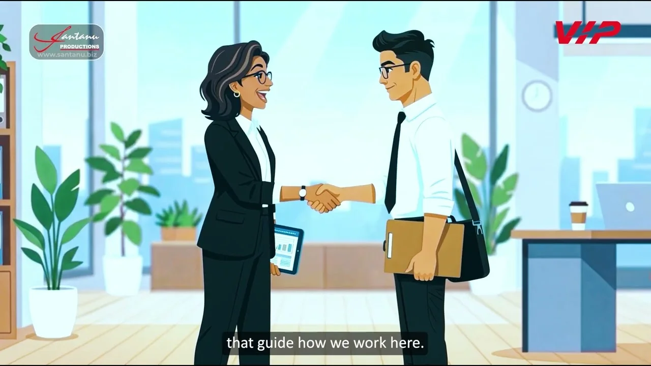 AI Powered HR Onboarding Animation for Employee Induction Programs : VIP Luggage